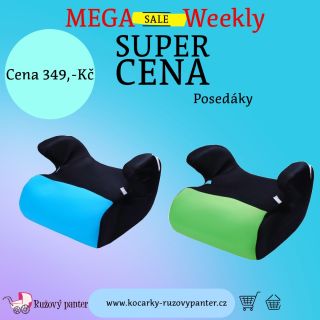 Dopřejte svému dítěti komfort při jízdě autem 😎 U nás podsedáky za super cenu 349,-Kč 👍...